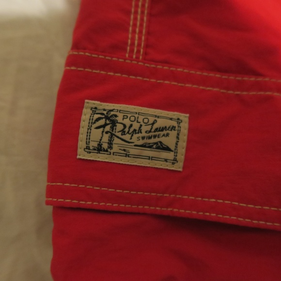 VTG 90s Ralph Lauren Swimwear Boardshorts 2XB 42x9 - Picture 3 of 6